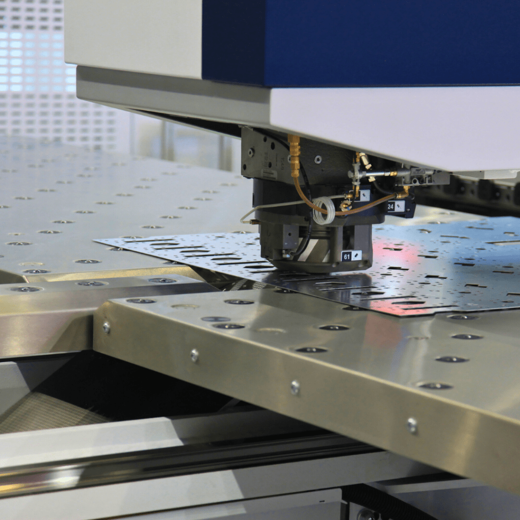 cnc punch demonstrating precision metal manufacturing